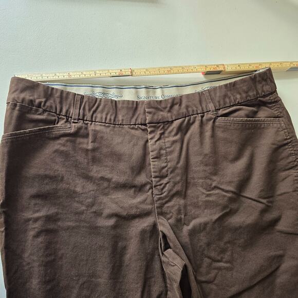 Cj Banks Signature Comfort Pants Women's 22W Brown Straight - Picture 11 of 16